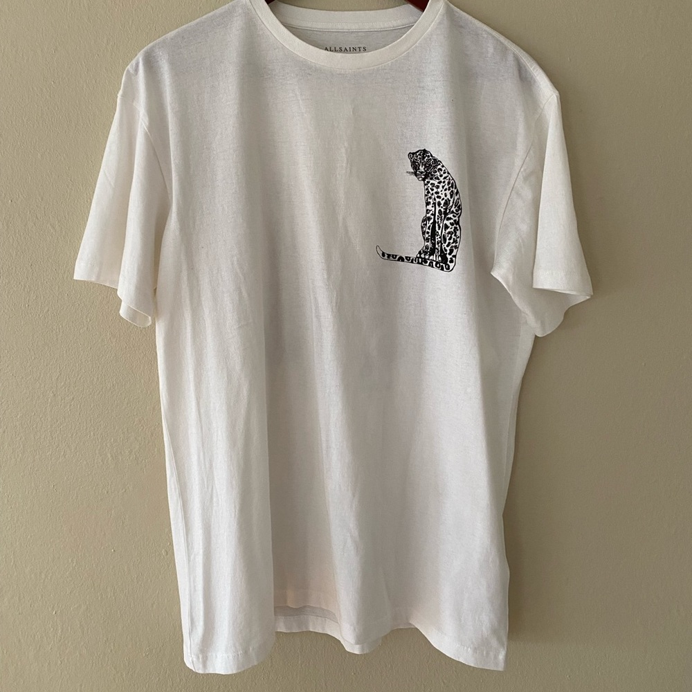 All Saints cheetahs never prosper tee